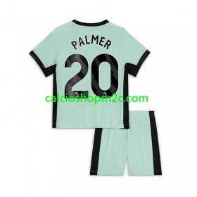Chelsea Cole Palmer 20 Bambino Maglia Terza 2023/2024 Manica Corta (+ Pantaloncini)